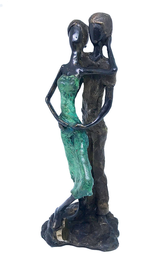 Les Amoureux - sculpture bronze