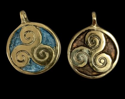 Triskell pendentif - Magali Willems - sculpture bronze