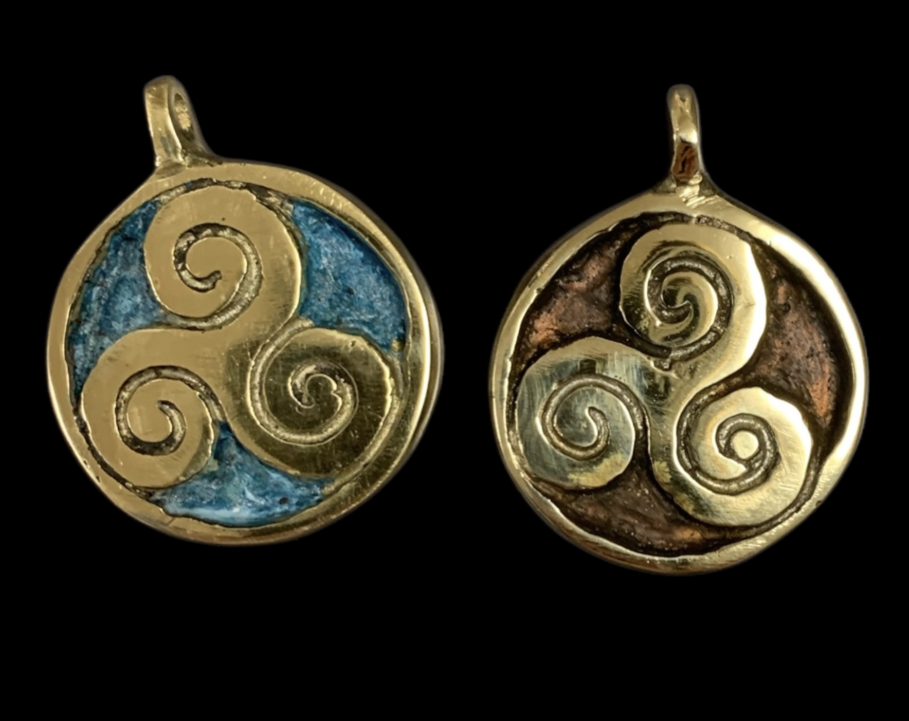 Triskell pendentif - Magali Willems - sculpture bronze
